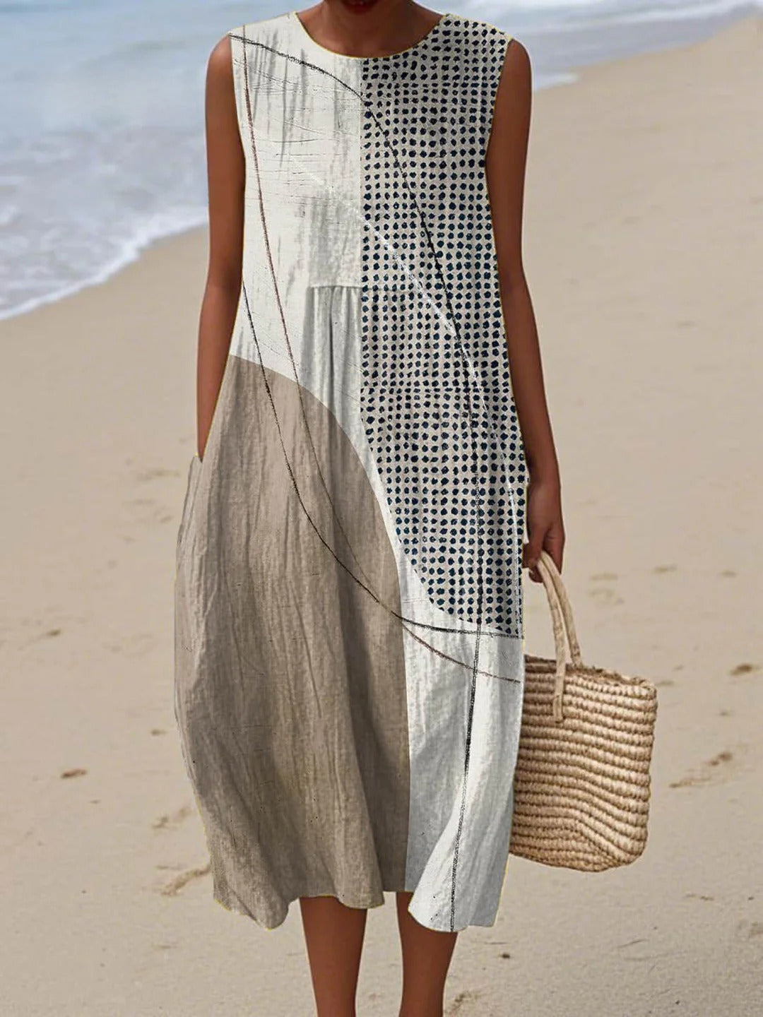 RUTH - VESTIDO MIDI ESTAMPADO