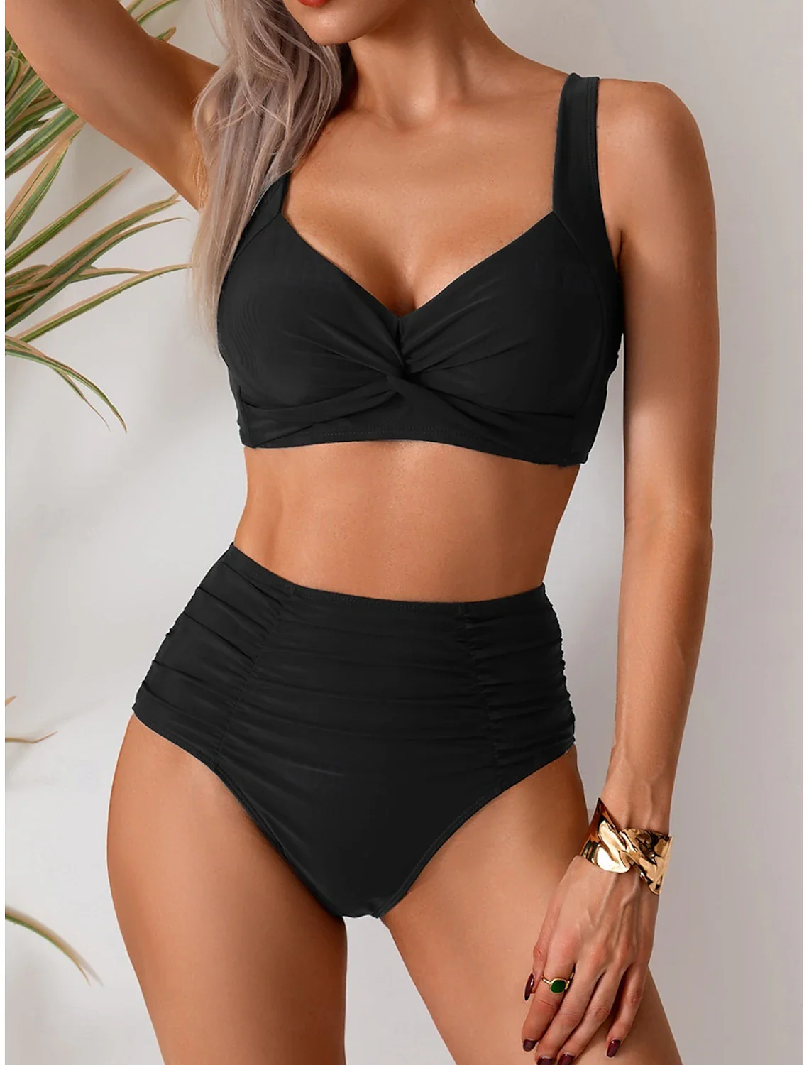 Marta - Bikini con tejido fruncido