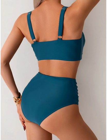 Marta - Bikini con tejido fruncido