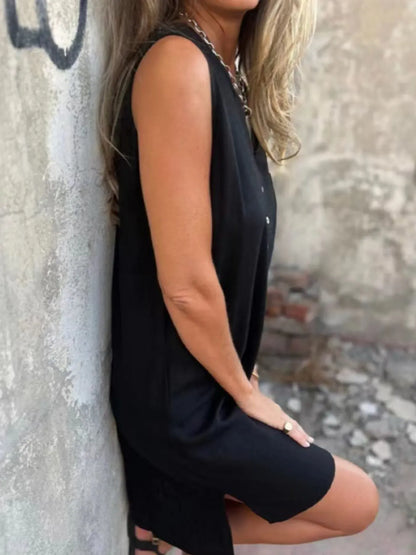 Leire - Mini vestido sin mangas