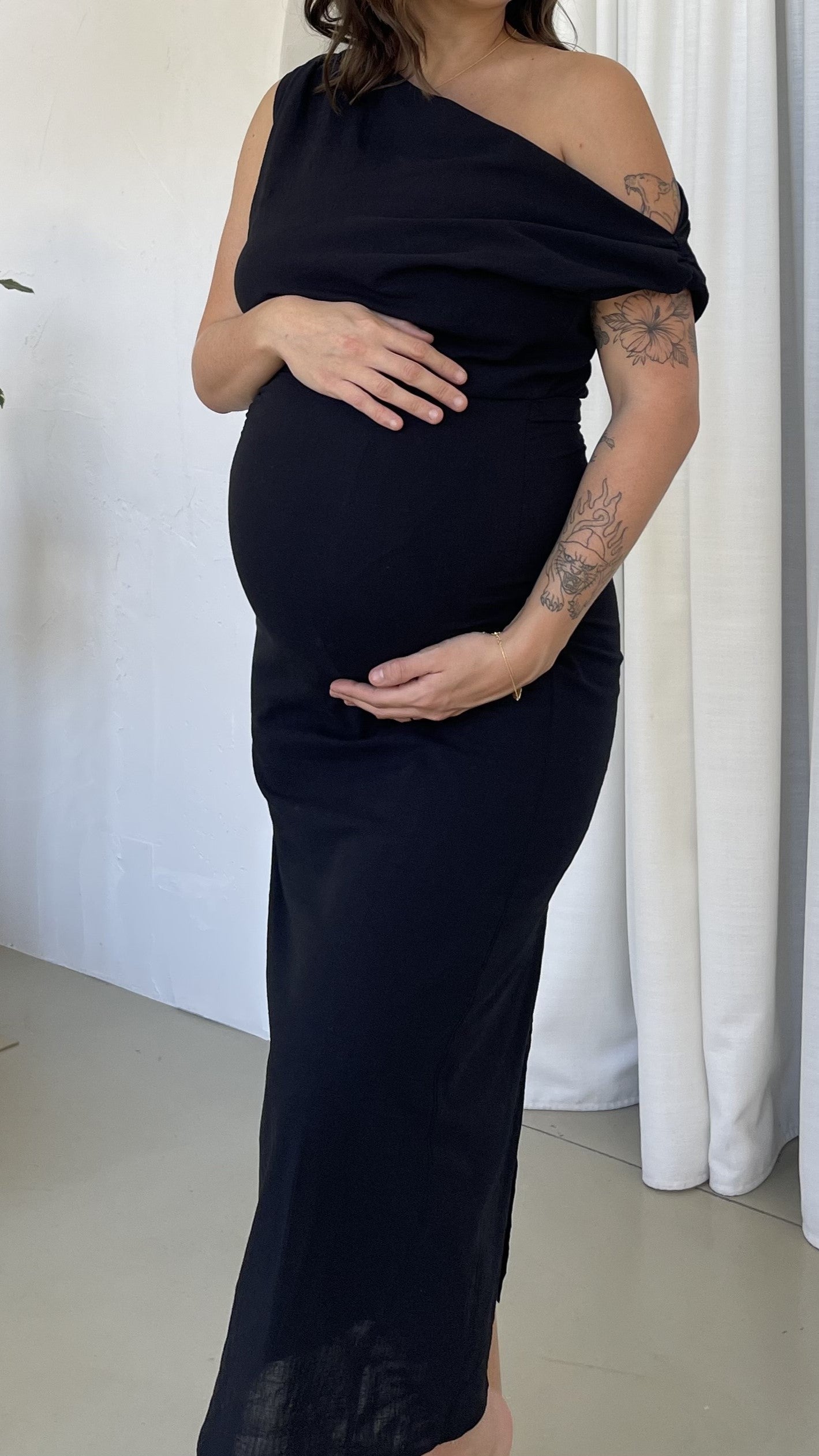 Dara - Vestido largo de lino