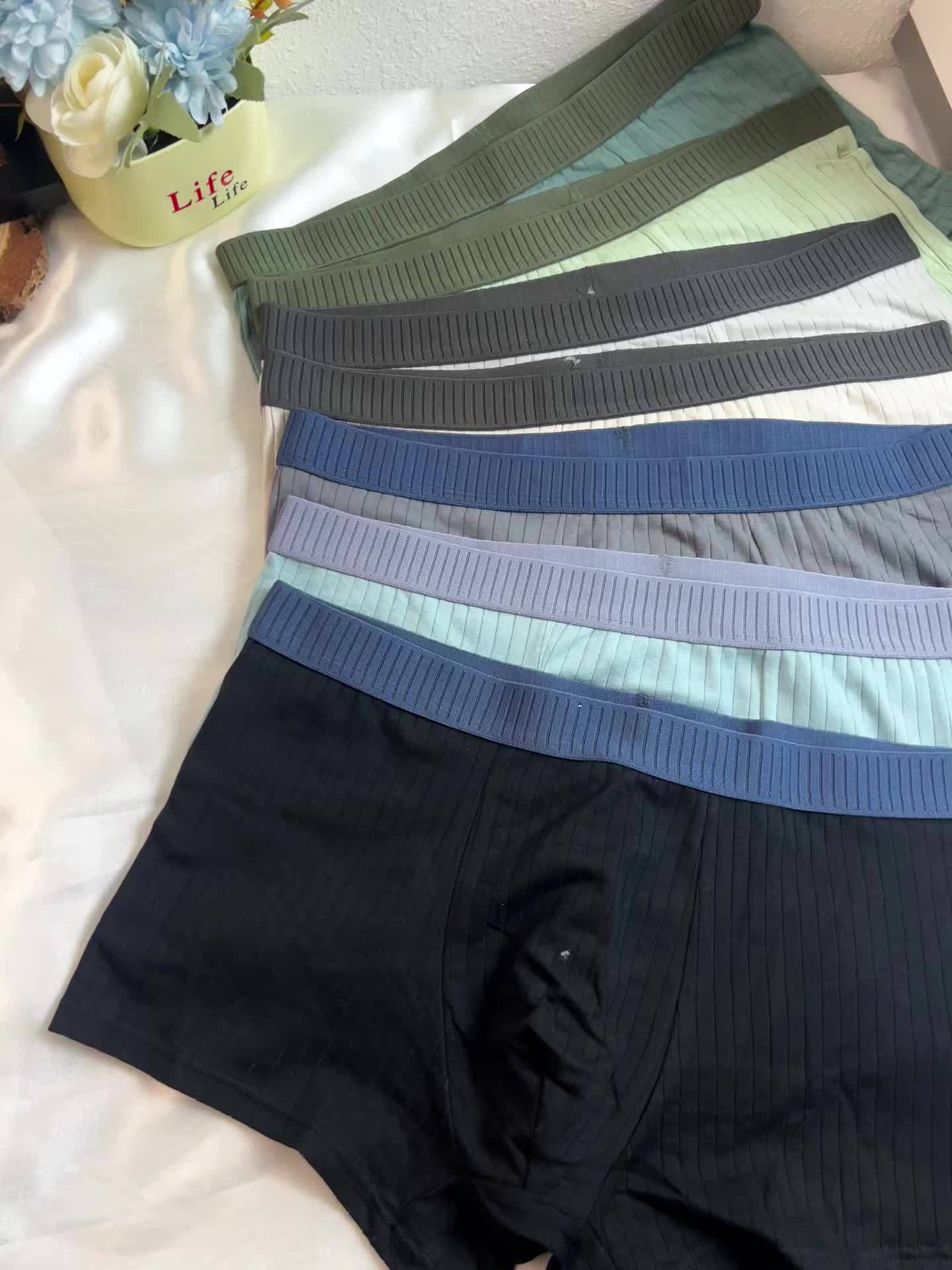 Set de Boxer Briefs con Cintura Elástica