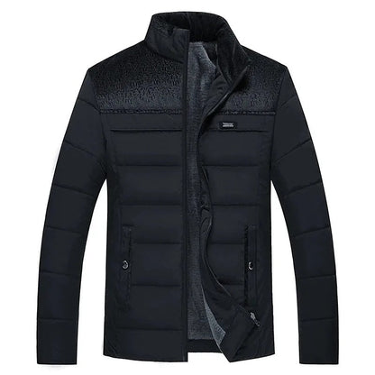 Chaqueta de Invierno Clásica con Forro de Polar Cálido – Elegante y Confortable