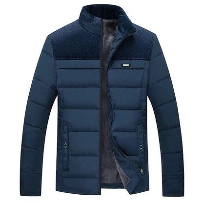Chaqueta de Invierno Clásica con Forro de Polar Cálido – Elegante y Confortable