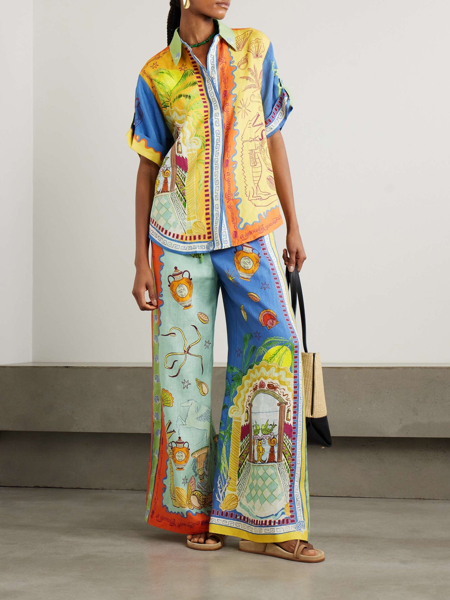 Lira - Conjunto dos piezas estampado